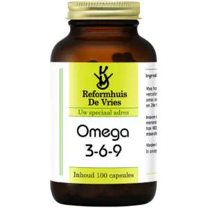 Omega 3-6-9 Complex – Pure vetzuren met vitamine E | 100 capsules