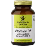 Vitamine D3 25 mcg (1000 IE) – Voor botten, spieren & immuunsysteem | 365 capsules
